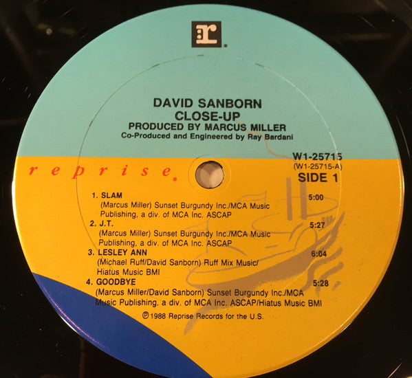 David Sanborn : Close-Up (LP, Album)