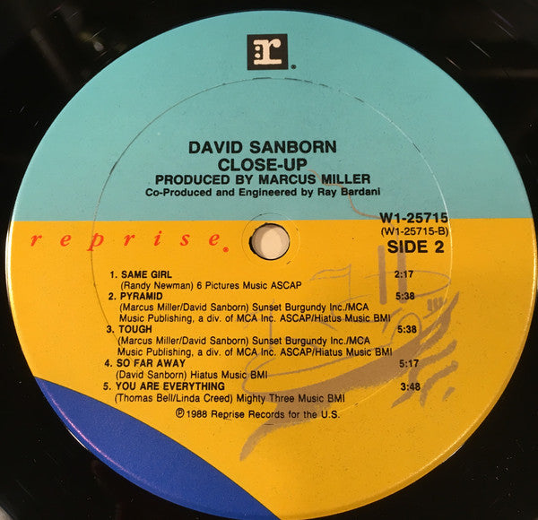 David Sanborn : Close-Up (LP, Album)