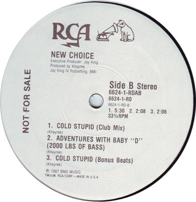 New Choice : Cold Stupid (12", Promo)