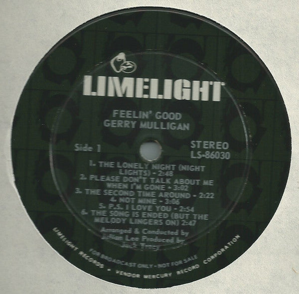 Gerry Mulligan : Feelin' Good (LP, Album, Promo)