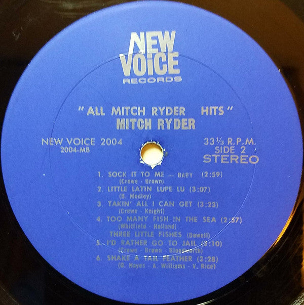 Mitch Ryder : All Mitch Ryder Hits! (LP, Comp)