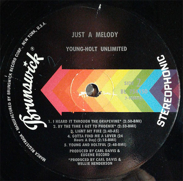 Young Holt Unlimited : Just A Melody (LP, Album)