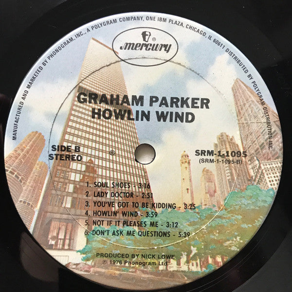 Graham Parker : Howlin Wind (LP, Album, Ter)