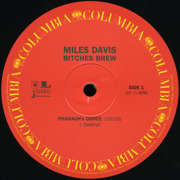 Miles Davis : Bitches Brew (2xLP, Album, RE, 180)