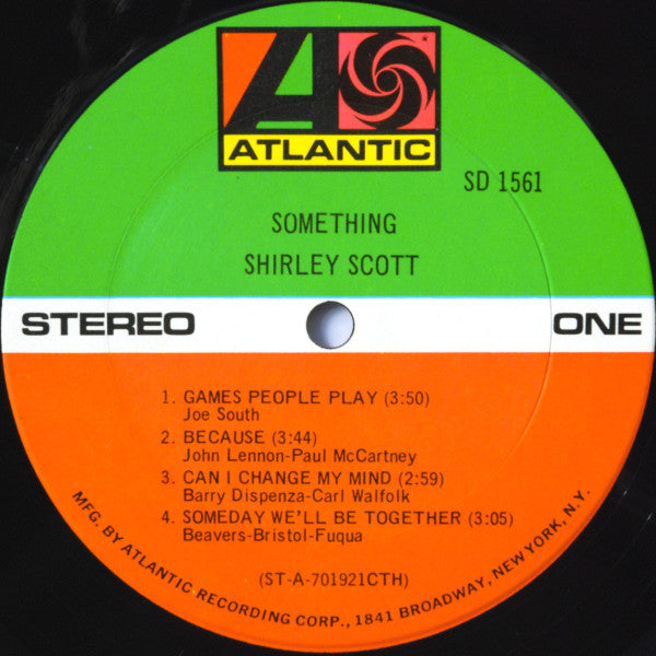 Shirley Scott : Something (LP, Album, CTH)