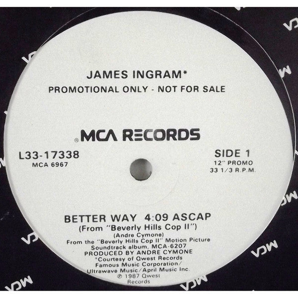 James Ingram : Better Way (12", Promo)
