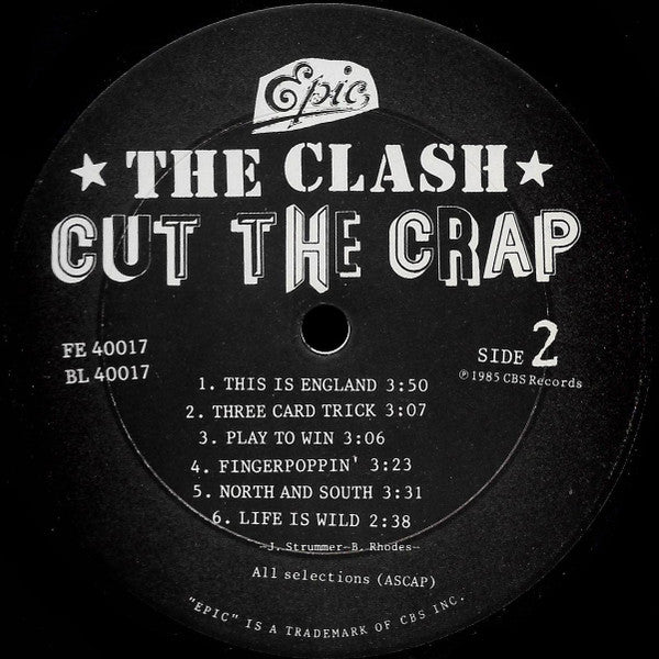 The Clash : Cut The Crap (LP, Album)