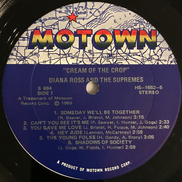 The Supremes : Cream Of The Crop (LP, Album)