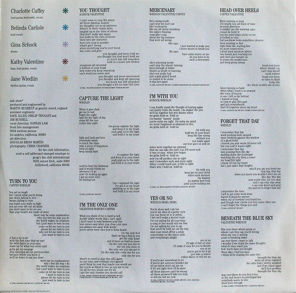 Go-Go's : Talk Show (LP, Album, RCA)
