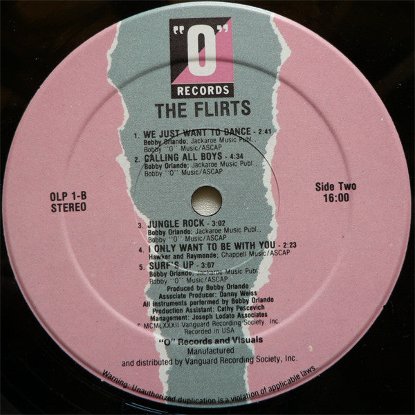 The Flirts : 10¢ A Dance (LP, Album)
