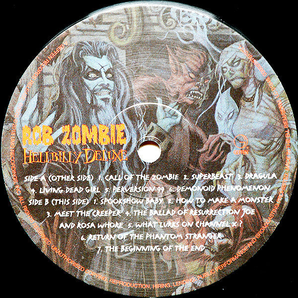 Rob Zombie : Hellbilly Deluxe (LP, Album, RE, Gat)