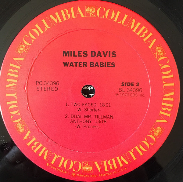 Miles Davis : Water Babies (LP, Album, Ter)