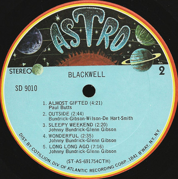 Blackwell (4) : Blackwell (LP, Album, CTH)