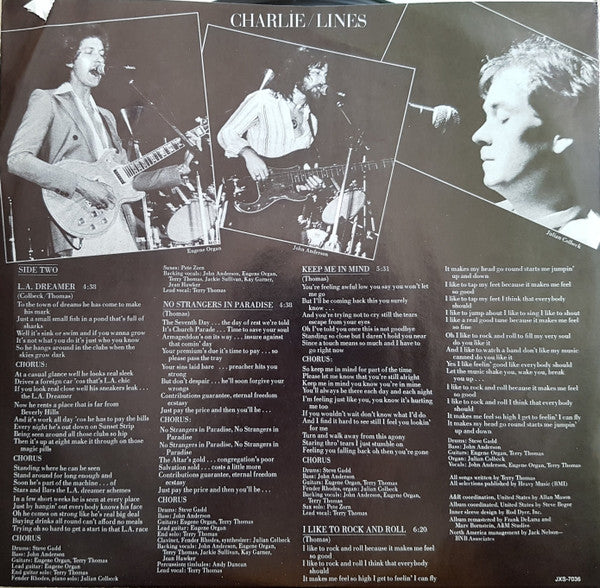 Charlie (5) : Lines (LP, Album, Ter)