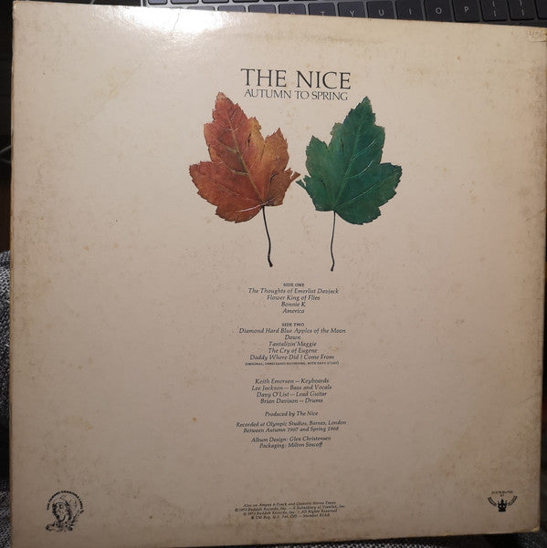 The Nice : Autumn To Spring (LP, Album, Comp)
