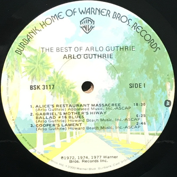 Arlo Guthrie : The Best Of Arlo Guthrie (LP, Comp, Jac)