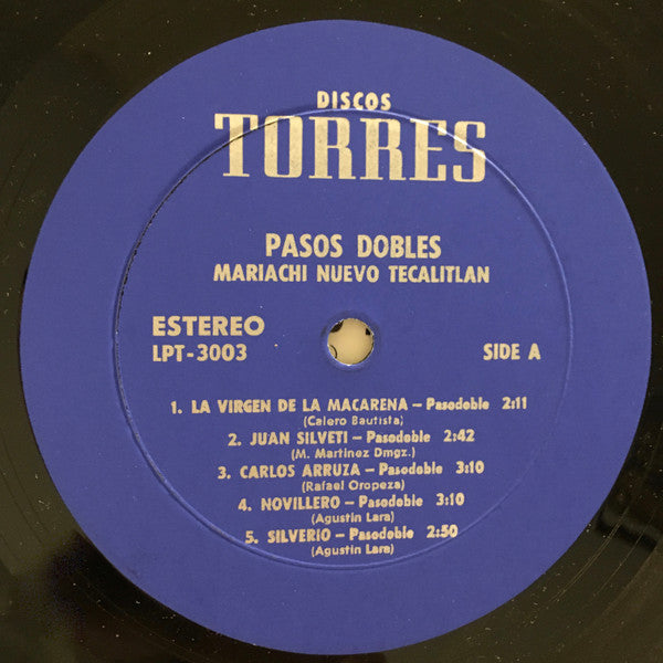 Mariachi Nuevo Tecalitlan : Pasos Dobles (LP, Album)
