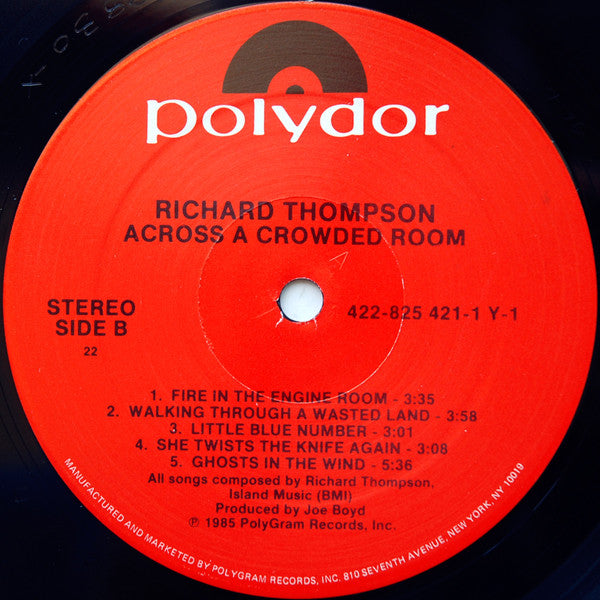 Richard Thompson : Across A Crowded Room (LP, Album, 22 )