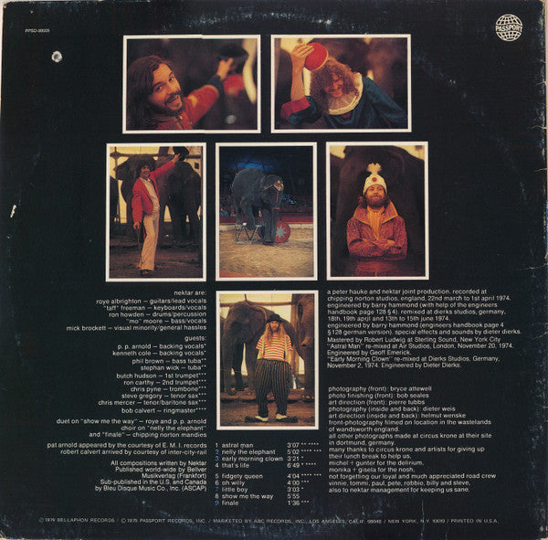 Nektar : Down To Earth (LP, Album, Gat)