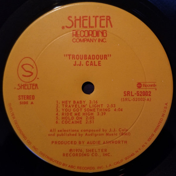 J.J. Cale : Troubadour (LP, Album, Ter)