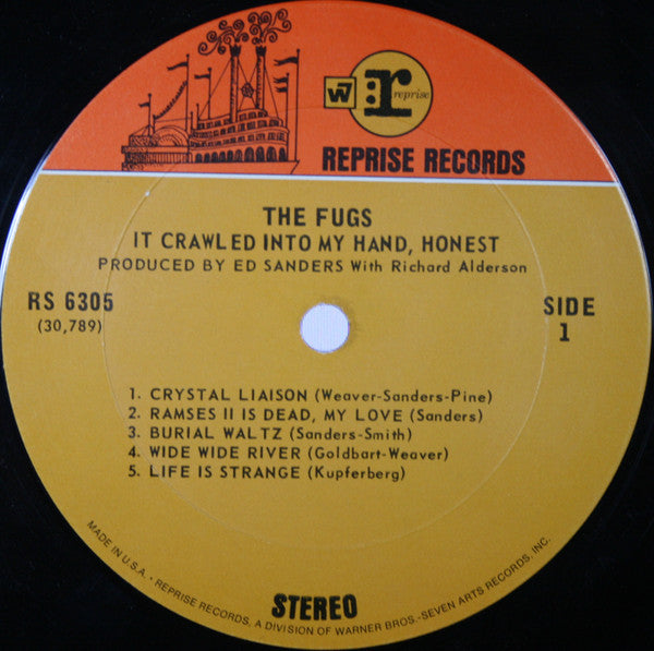 The Fugs : It Crawled Into My Hand, Honest (LP, Album, Ter)