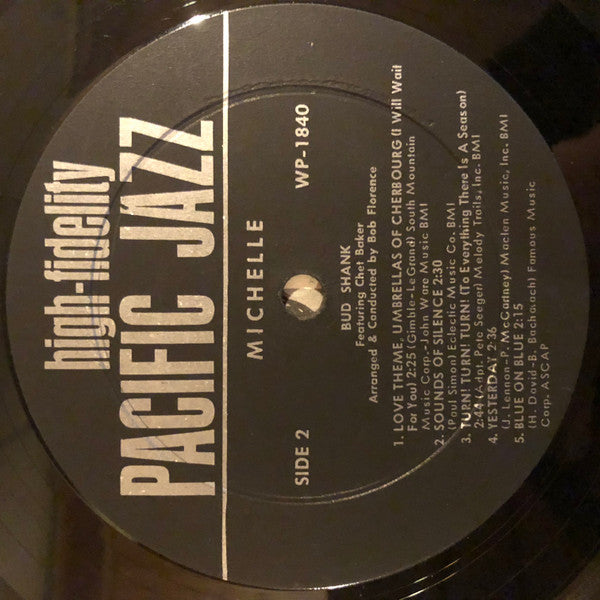 Bud Shank : Michelle (LP, Album, Mono)
