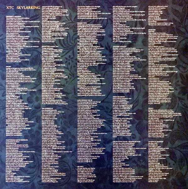 XTC : Skylarking (LP, Album, RE, 200)