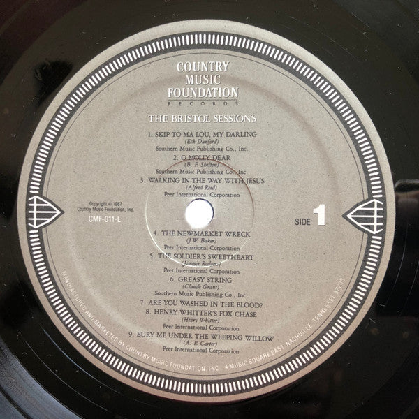 Various : The Bristol Sessions (2xLP, Comp)