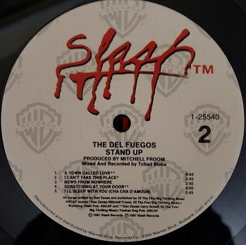 The Del Fuegos : Stand Up (LP, Album, Mas)