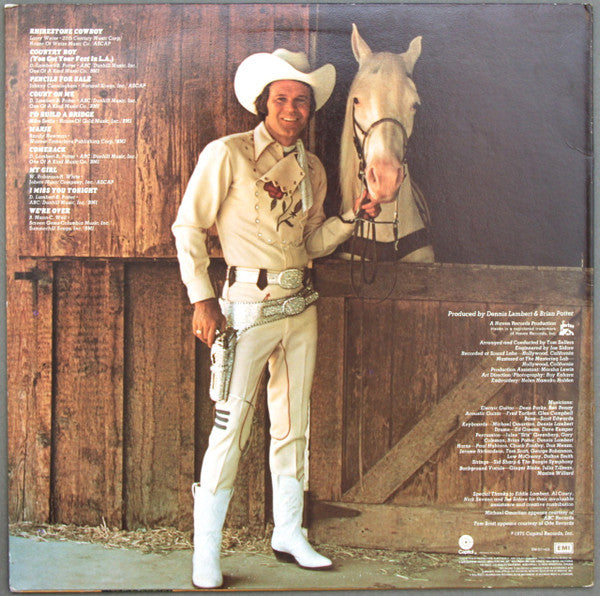 Glen Campbell : Rhinestone Cowboy (LP, Album, Club, Col)