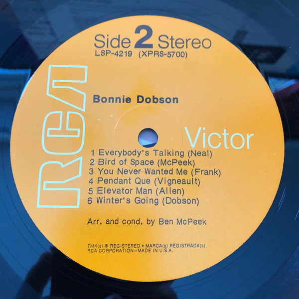 Bonnie Dobson : Bonnie Dobson (LP, Album, Roc)