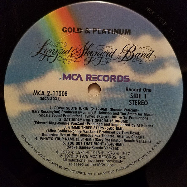 Lynyrd Skynyrd : Gold & Platinum (2xLP, Comp, Club, RE)