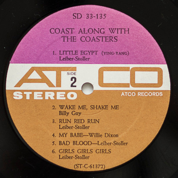 The Coasters : Coast Along With The Coasters (LP, Album, Comp)