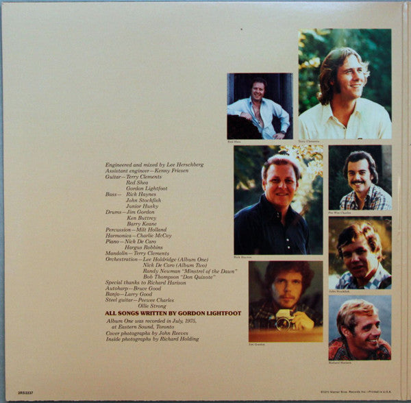 Gordon Lightfoot : Gord's Gold (2xLP, Comp, Club, RE, Car)
