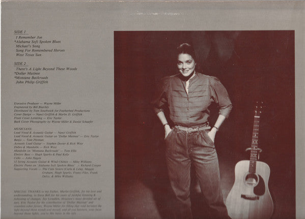 Nanci Griffith : There's A Light Beyond These Woods (LP, RE, Aus)