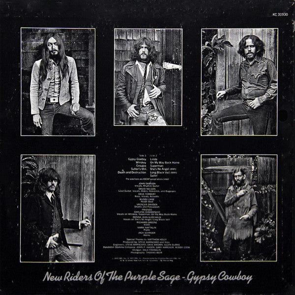 New Riders Of The Purple Sage : Gypsy Cowboy (LP, Album, Ter)