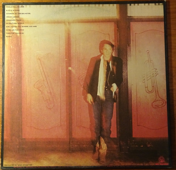 Joe Ely : Down On The Drag (LP, Album, Gat)