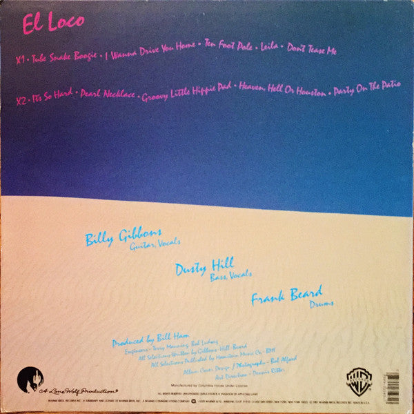 ZZ Top : El Loco (LP, Album, Club, Ter)