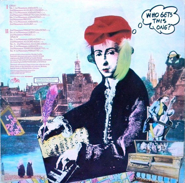 Francesco Zappa - The Barking Pumpkin Digital Gratification Consort, Frank Zappa : Francesco Zappa (LP, Album, Jac)
