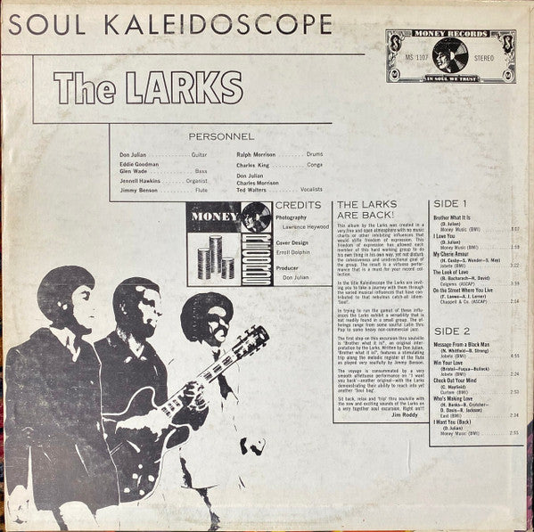 The Larks : Soul Kaleidoscope (LP, Album, Gre)