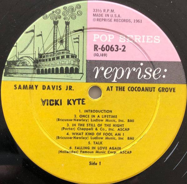 Sammy Davis Jr. : At The Cocoanut Grove (2xLP, Album, Mono)