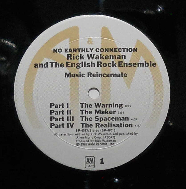 Rick Wakeman And The English Rock Ensemble : No Earthly Connection (LP, Album)
