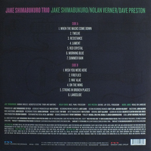 Jake Shimabukuro : Jake Shimabukuro Trio (LP, Album, Ora)