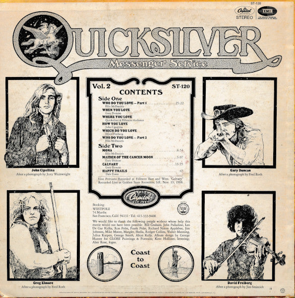 Quicksilver Messenger Service : Happy Trails (LP, Album, Los)