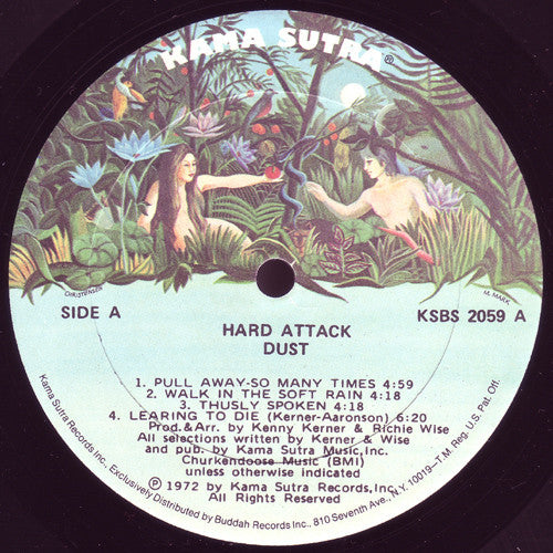 Dust (12) : Hard Attack (LP, Album, RP)