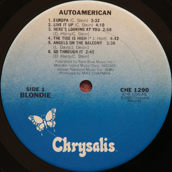 Blondie : AutoAmerican (LP, Album, Club, CRC)
