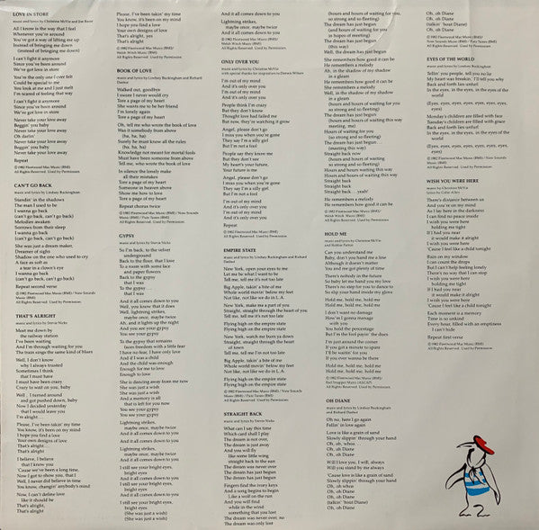 Fleetwood Mac : Mirage (LP, Album, Club, Car)