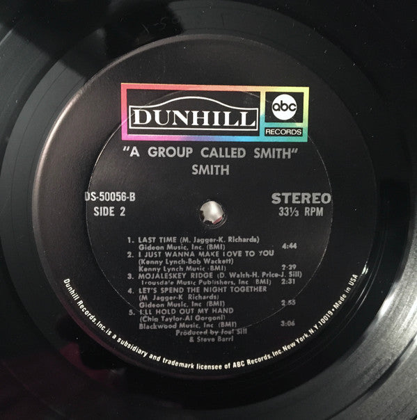Smith (3) : A Group Called Smith (LP, Album, Mon)
