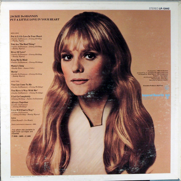 Jackie DeShannon : Put A Little Love In Your Heart (LP, Album, Res)