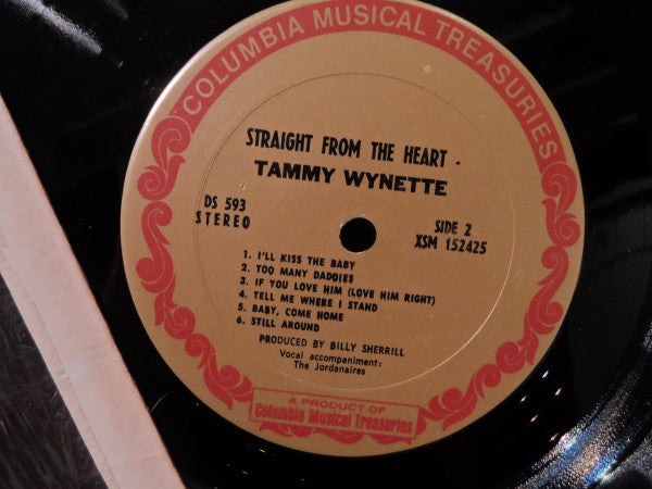 David Houston, Tammy Wynette : Straight From The Heart (2xLP, Comp)